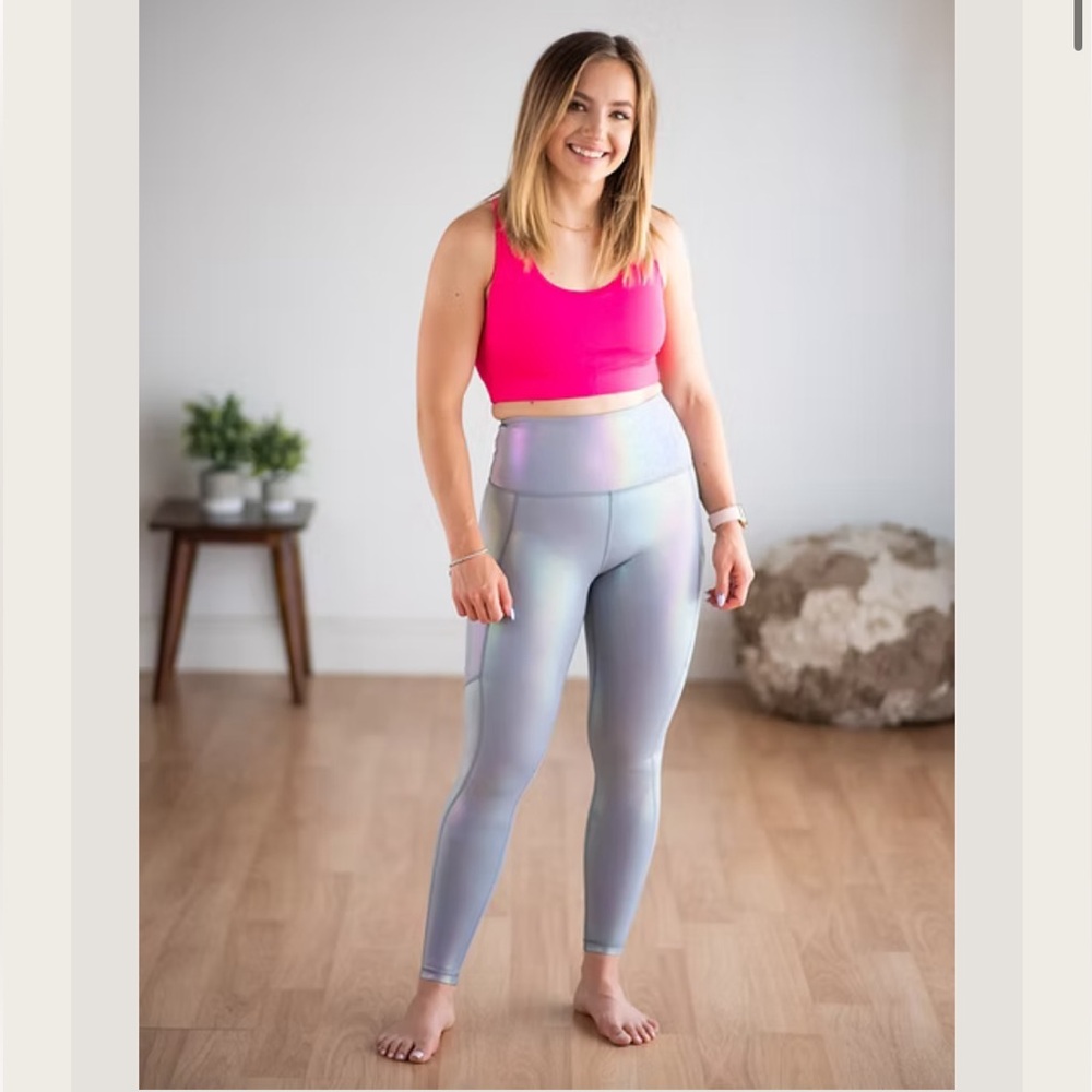 Love Her Grey Pearl Slimming 7/8 Leggings